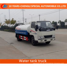 Carro de tanque de agua JAC 4X2 Camión de riego de 5cbm